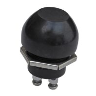 Pulsador plástico con goma. PARE