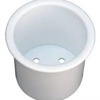 POSAVASO PLÁSTICO BLANCO DE EMBUTIR