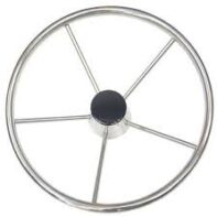Rueda de timón de acero inoxidable – Diámetro 343mm. Volante