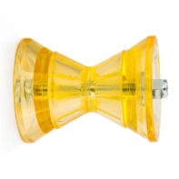 Rodillo Doble Cono 3 Elementos 130 mm PVC Transparente para Trailer