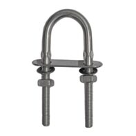 Cáncamo de acero inoxidable 2 Pernos (Diámetro 10mm x 130mm)