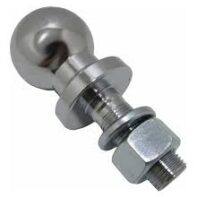 BOCHA CROMADA 1 7/8 CON ROSCA ACERO INOXIDABLE