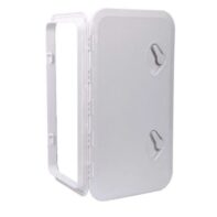 Tapa estanco plástica con manija – 44.0 x 31.5 cm