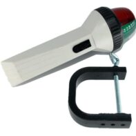 LUZ DE PROA BICOLOR A PILA CON SUJETADOR LED