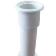 Desagote de bandeja de plástico blanco