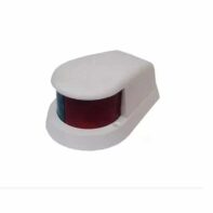 Luz de Proa Bicolor Grande en Plástico Blanco Reforzado