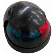 Luz de Proa Bicolor Chica en Plástico Negro