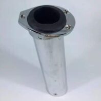 Posacaña para embutir en bronce cromado