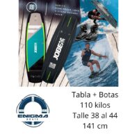 TABLA WAKEBOARD JOBE VANITY II 110 Kilos CON BOTAS